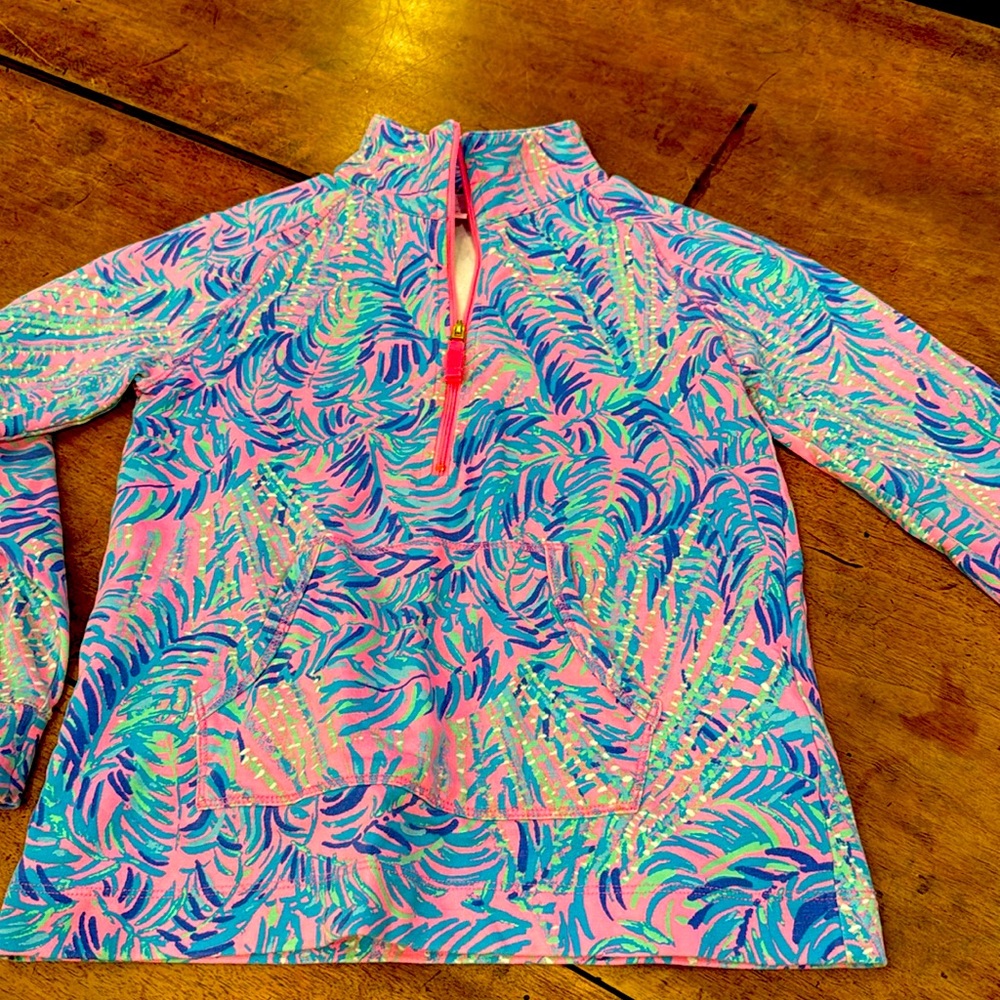 Lily Pulitzer zip pullover pink